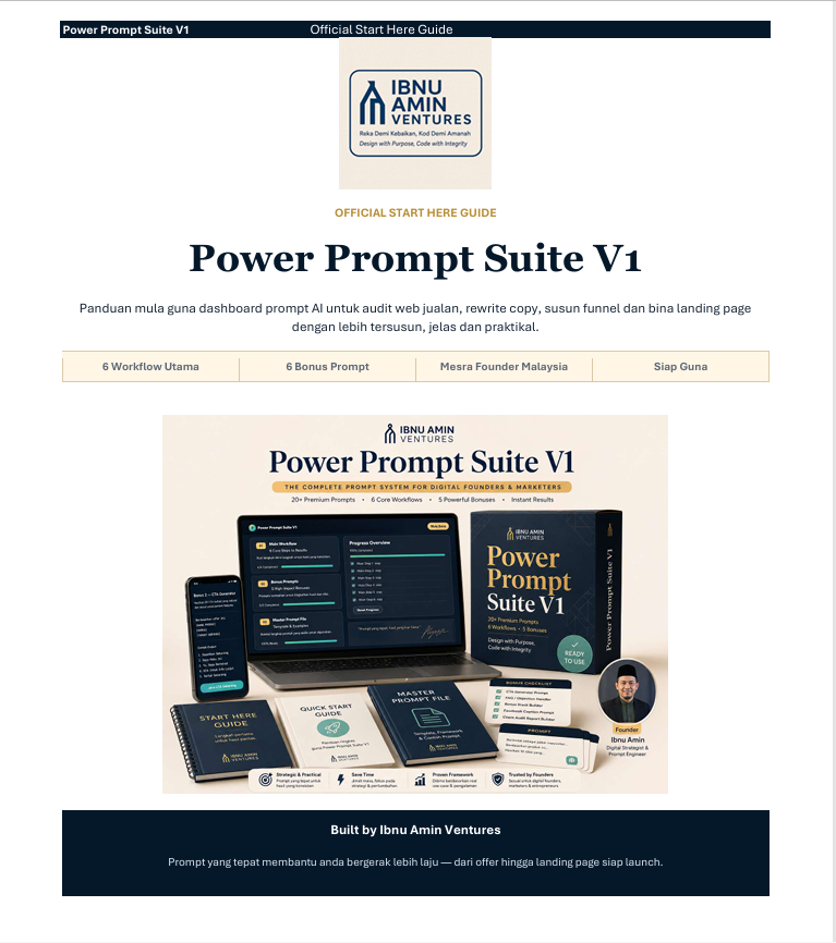 Preview Start Here Guide Power Prompt Suite V1